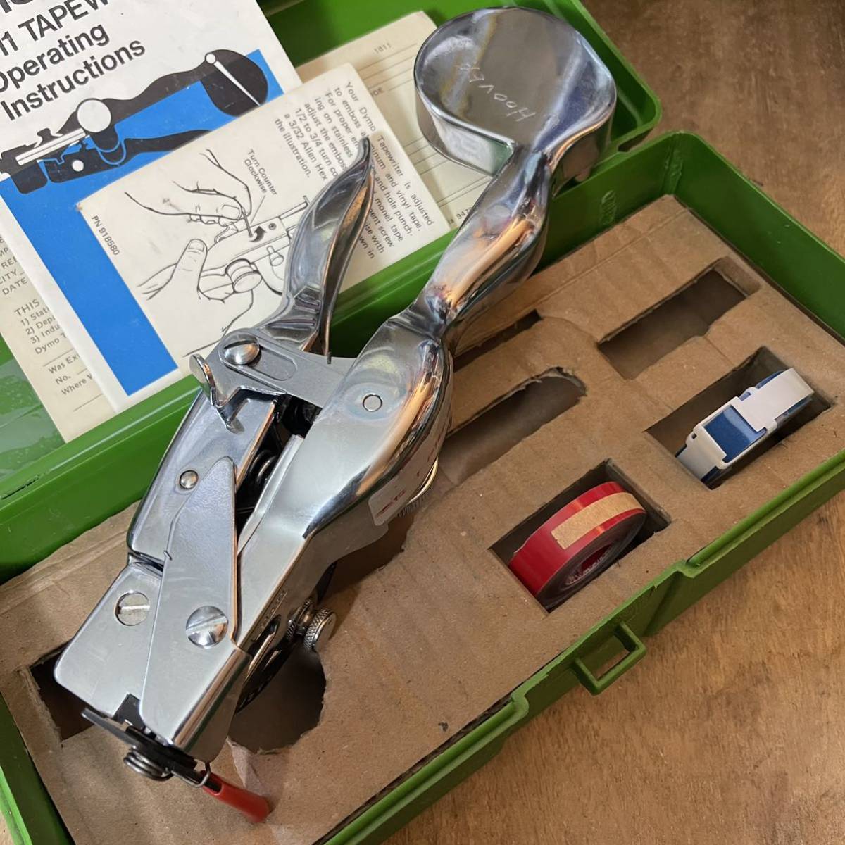 傷無・美品】ダイモ テープライター ビンテージ DYMO M-1011 ① | beia