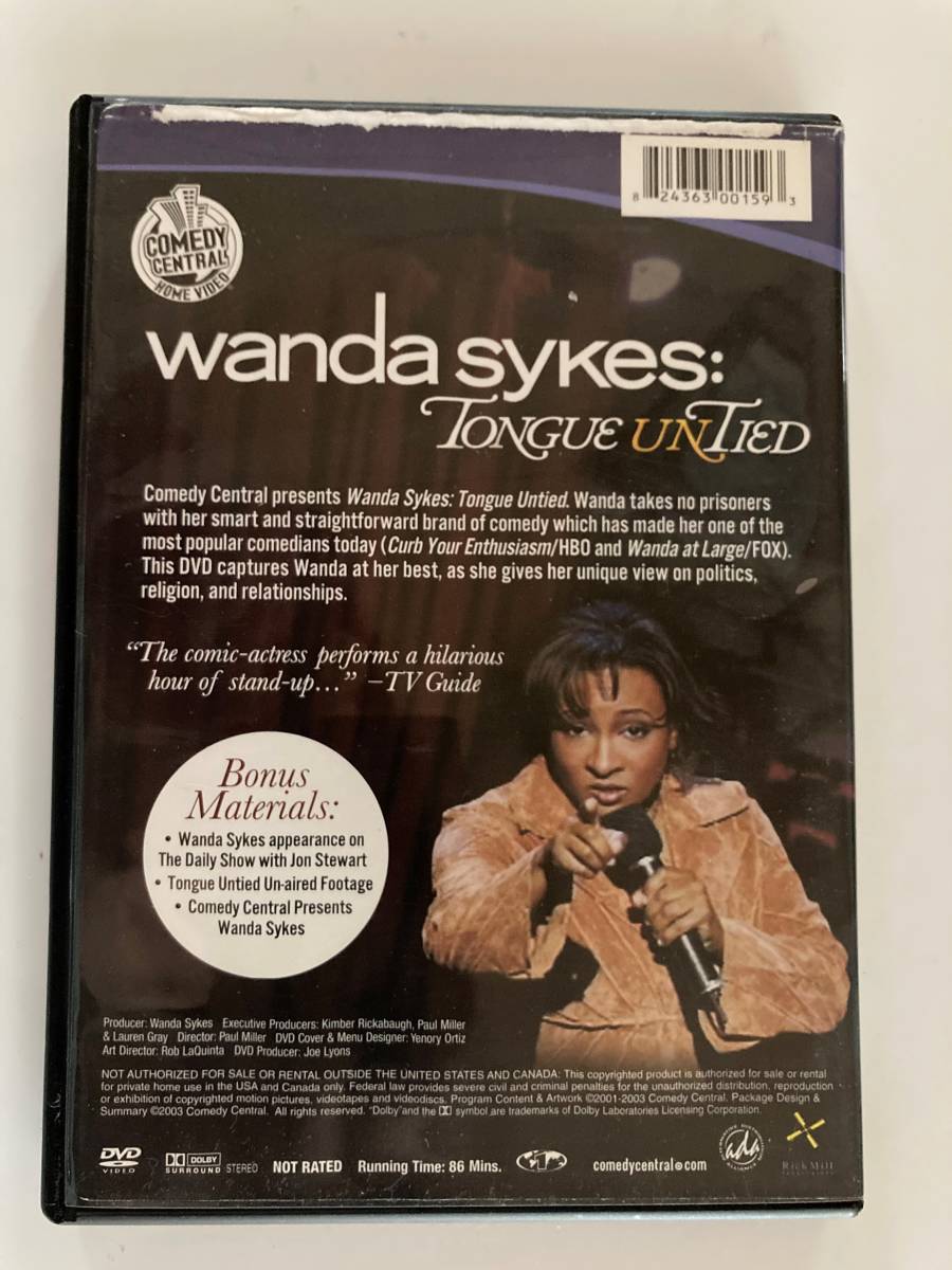 ジャンク DVD「Tongue Untied /　Wanda Sykes」海外盤_画像4