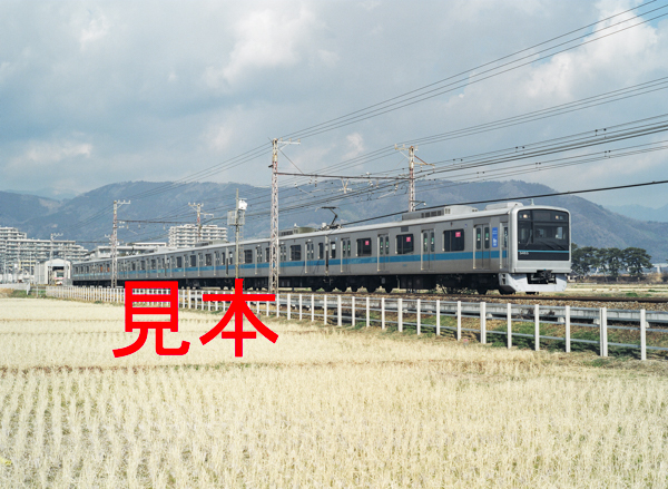 鉄道写真、645ネガデータ、153685200005、3000形-3465、小田急電鉄、開成〜栢山、2008.02.07、（4442×3253）_画像1