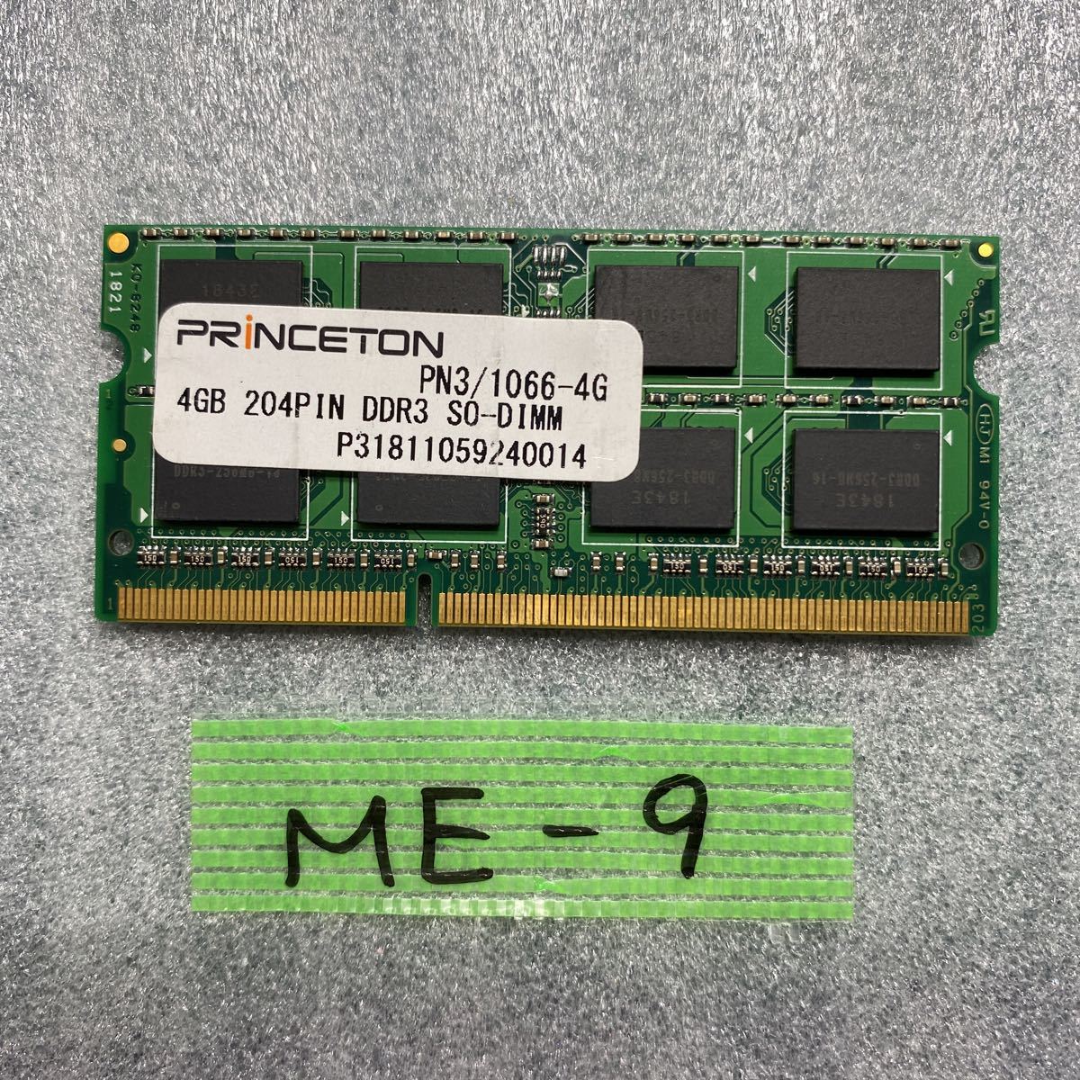 贈与 低廉 ME-9 激安 ノートPC メモリ PRiNCETON 4GB DDR3 1066 動作品 同梱可能 t669.org t669.org