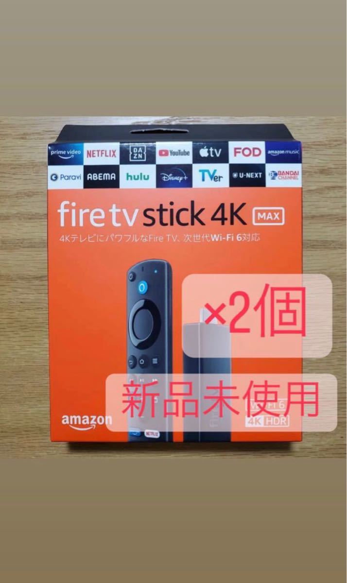 Fire TV Stick 4K Max Alexa対応音声認識リモコン(第3世代)付属 ストリーミングメディアプレーヤー 