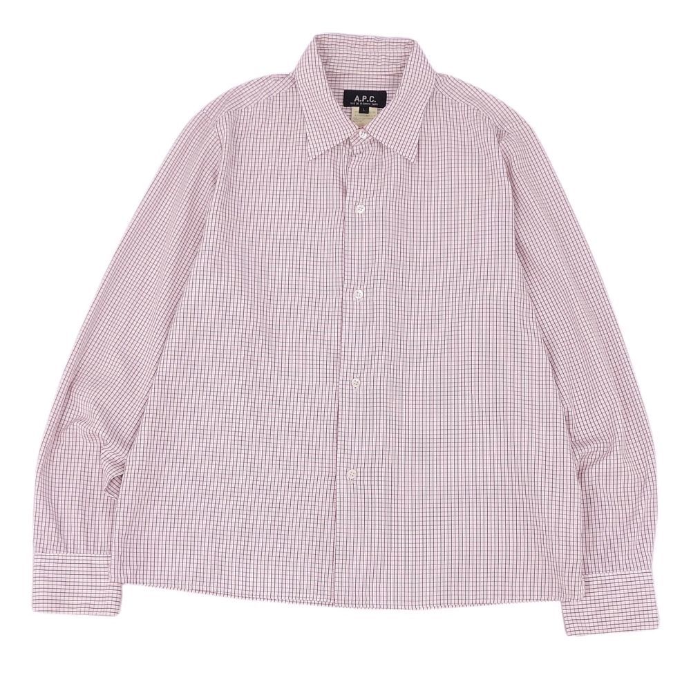 欲しいの 美品 アーペーセー A.P.C. シャツ ロングスリーブ コットン