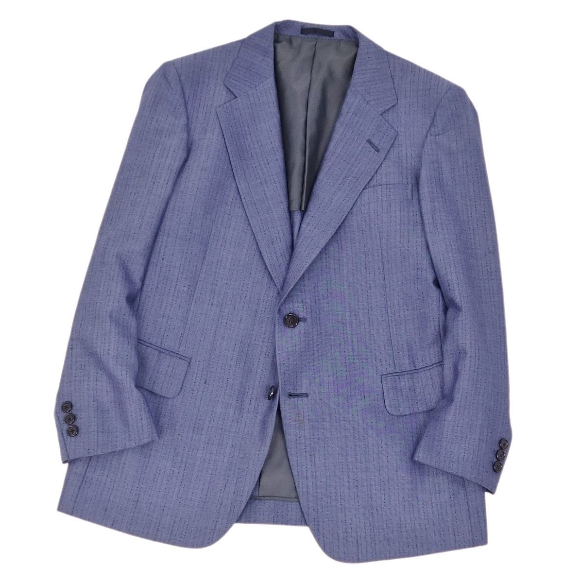 Vintage バーバリー Burberrys スーツ セットアップ メンズ ウール ジャケット スラックス 94-84-165(M相当) ブルー ch03oe-rm21b22016_画像3