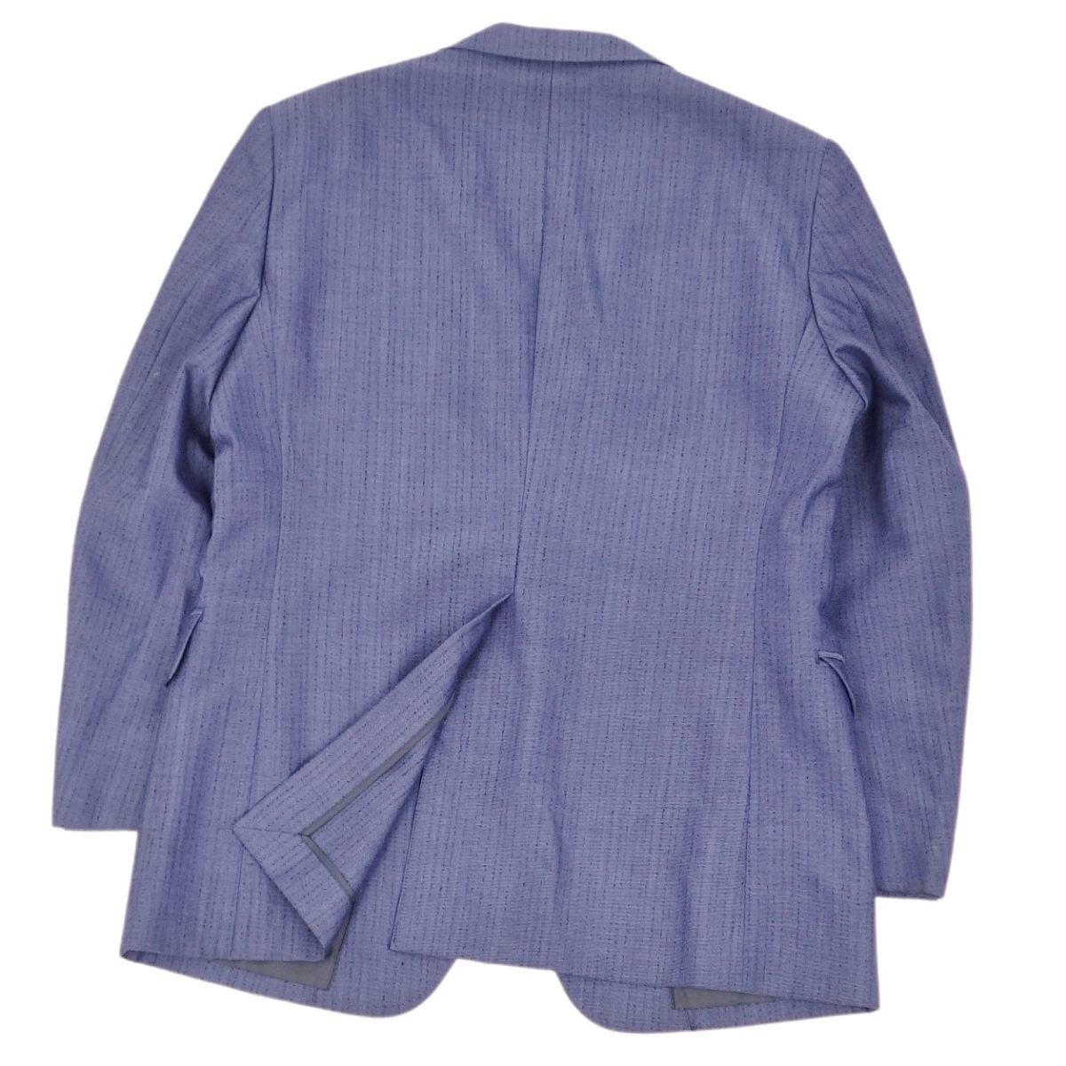Vintage バーバリー Burberrys スーツ セットアップ メンズ ウール ジャケット スラックス 94-84-165(M相当) ブルー ch03oe-rm21b22016_画像5