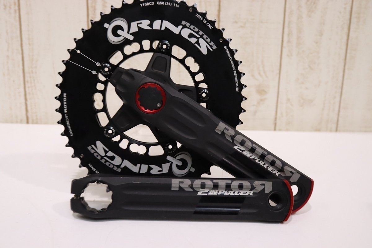 ☆ROTOR ローター 2IN POWER 172.5mm QRINGS 50/34T 2×11s 両側計測