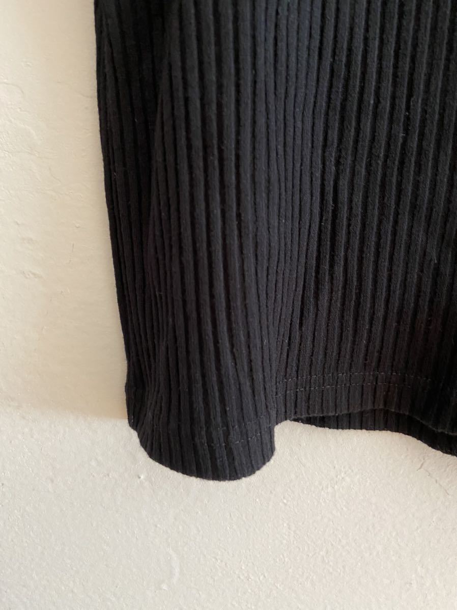 [ free shipping ] used INGNI wing long sleeve blouse black size M