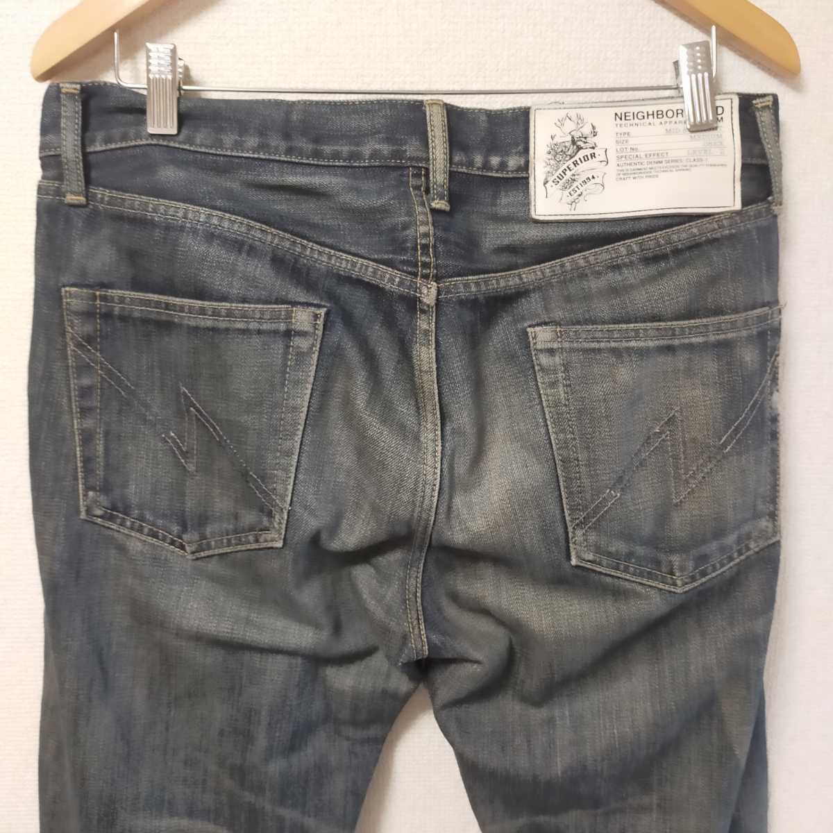 ネイバーフッド NEIGHBORHOOD デニムパンツ ペイント bckediri