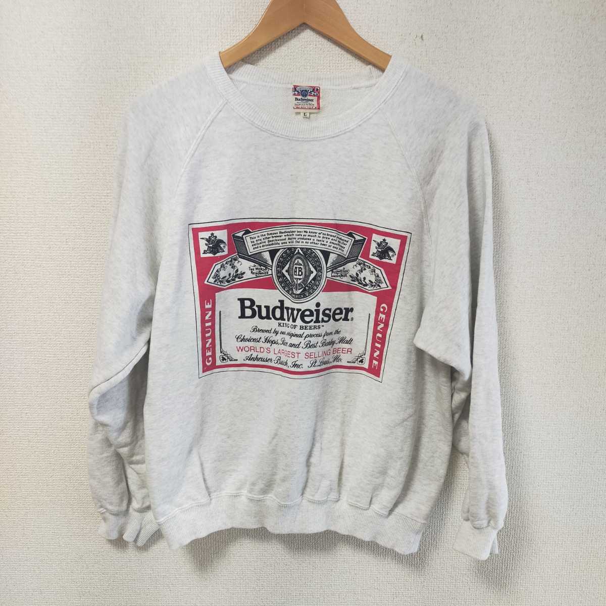 Budweiser バドワイザー ロゴスウェット トレーナー 90s ヴィンテージ