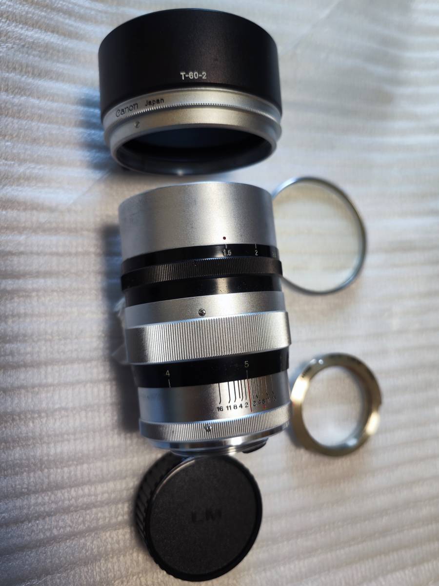 Canon 85ｍｍ F1.5 L39 キャノン leica ライカ フード フィルター