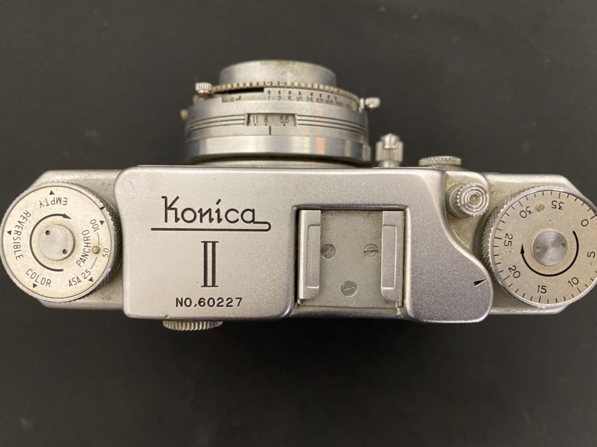 A1　Konica　コニカ　Ⅱ　2　レンジファインダー　Hexanon　1:2.8　50㎜　レトロ　フィルムカメラ　現状品_画像5