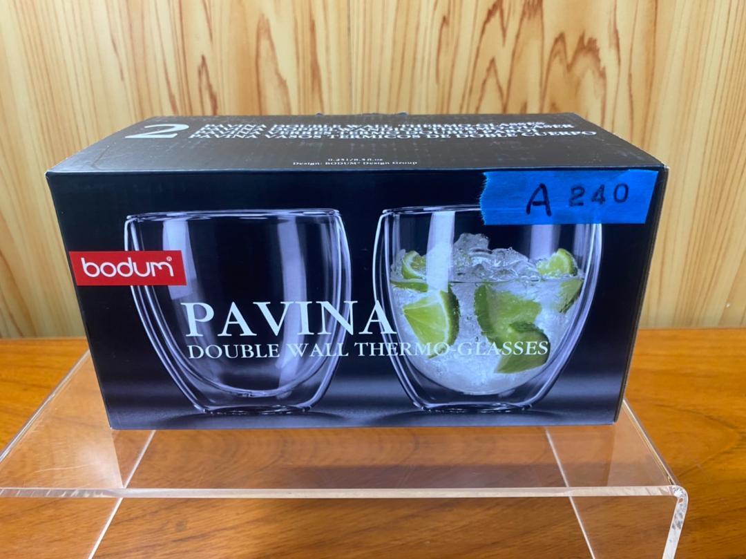 BODUM ボダム PAVINA パヴィーナ ダブルウォール グラス 250ml 2個セット 【正規品】 4558-10J
