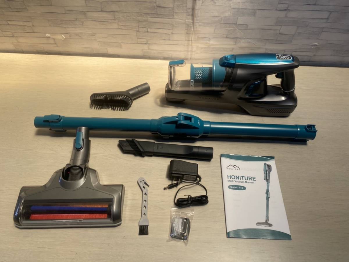  cordless vacuum cleaner folding type 250W 20kPA 2600mAH removable type battery 40 minute continuation operation 2WAY many for vacuum cleaner 2 step a little over weak switch Cyclone type vacuum cleaner H10( green )