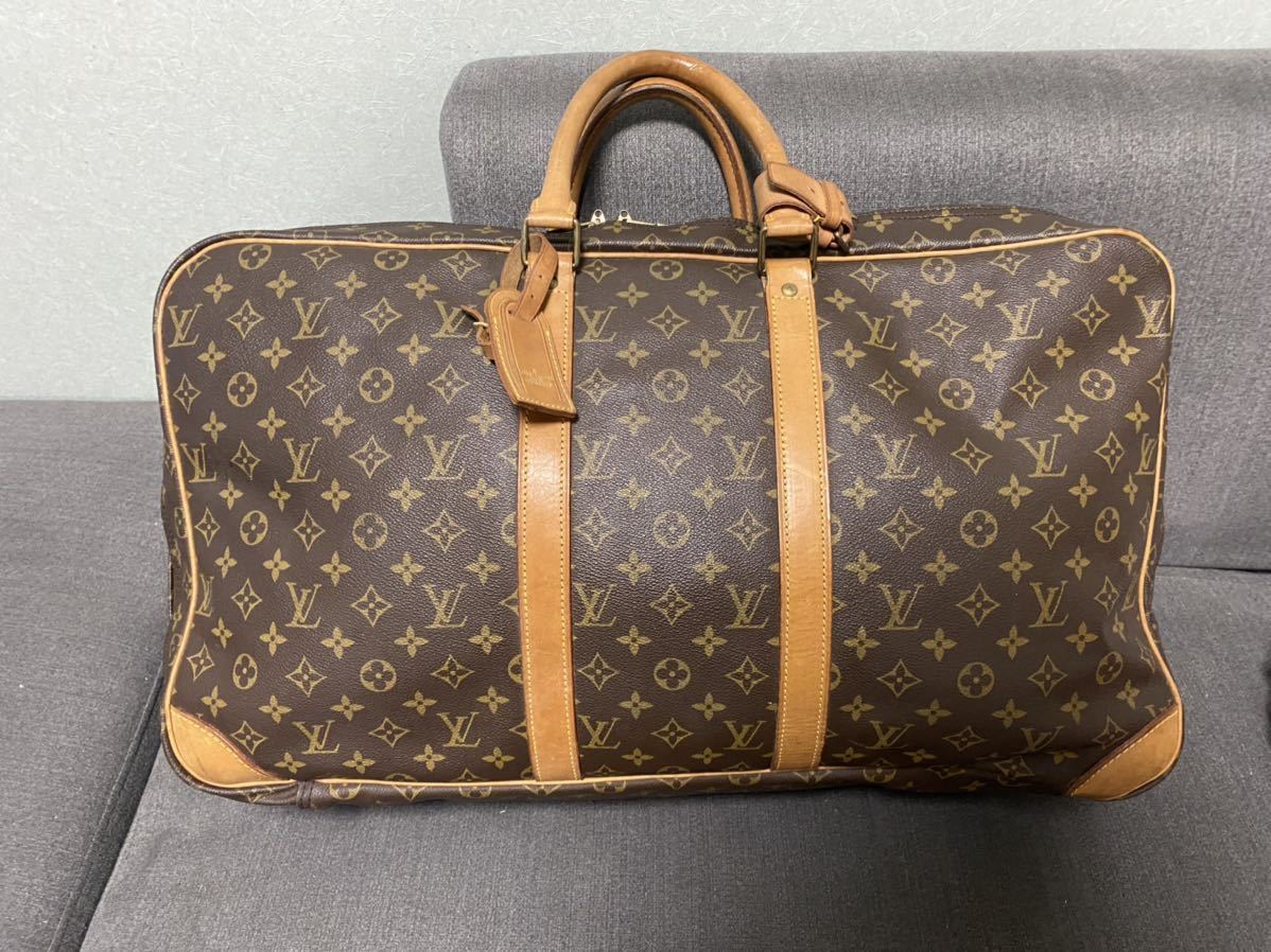 LOUIS VUITTON LV ルイ ヴィトン モノグラム レザー ボストンバッグ