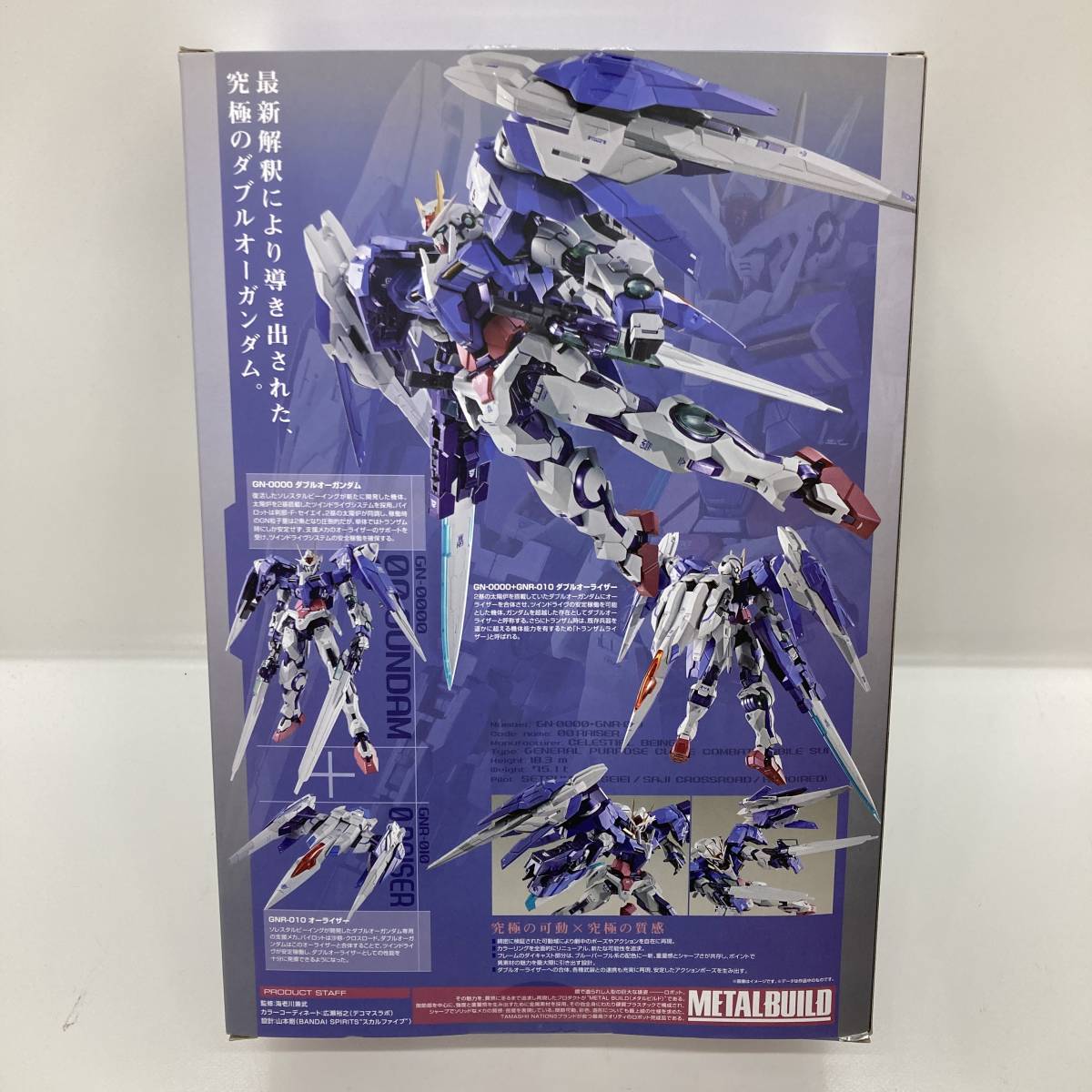 METAL BUILD ダブルオーライザー デザイナーズブルーVer. 機動戦士