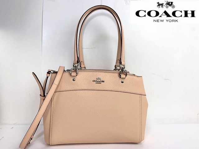 美品★送料無料★ コーチ COACH ラグジュアリー レザー ブルック キャリーオール 2Way ショルダーバッグ トートバッグ_画像1