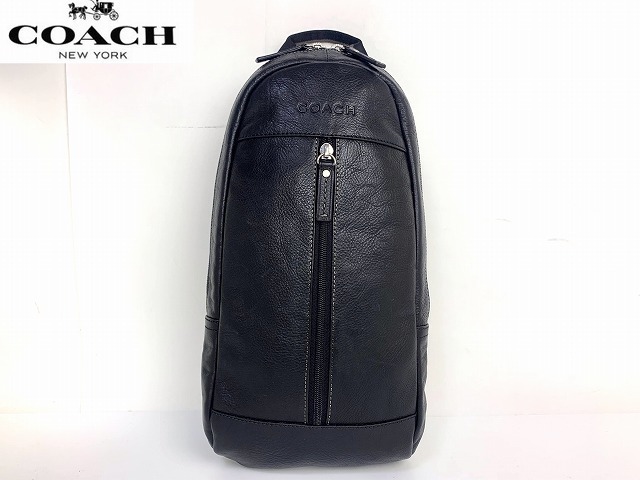 良品☆送料無料☆人気モデル コーチ メンズ COACH オールレザー ...