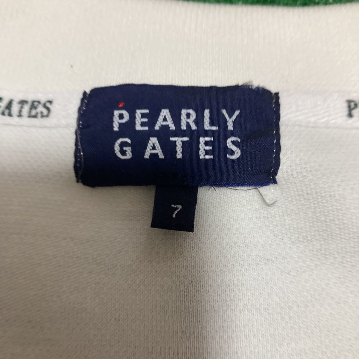 パーリーゲイツ　PEARLY GATES 長袖ポロシャツ　サイズ7_画像4