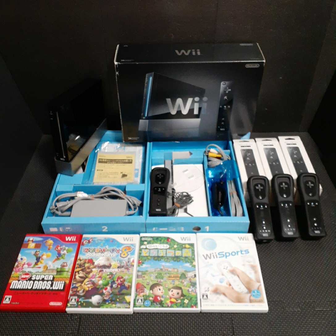 なしでもい Wii ブラック ソフト2本セットの通販 by 安いshop｜ウィー