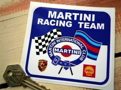 海外　限定品　送料込み　　 Martini Racing マルティニ ステッカー シール 100mm_画像1
