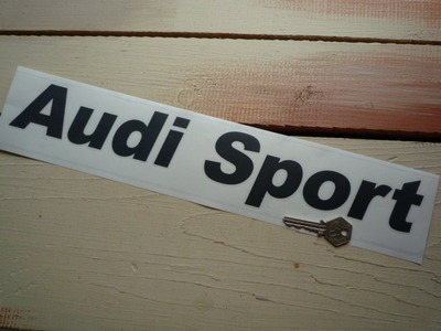 海外　Audi Sport ステッカーシール カット 395mm 海外限定_画像1