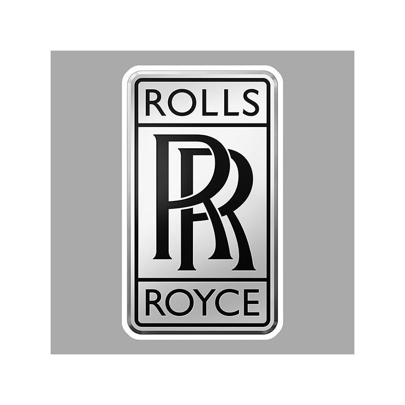 海外　送料無料　 ロールスロイス ROLLS ROYCE 75mm x 42mm ステッカー_画像1