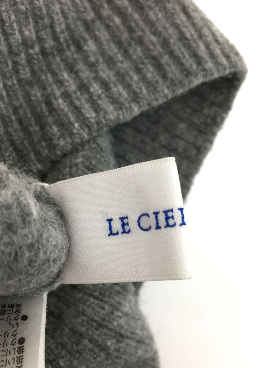 LE CIEL 36 BLEU GRY ウール カシミア混 セーター タートルネック