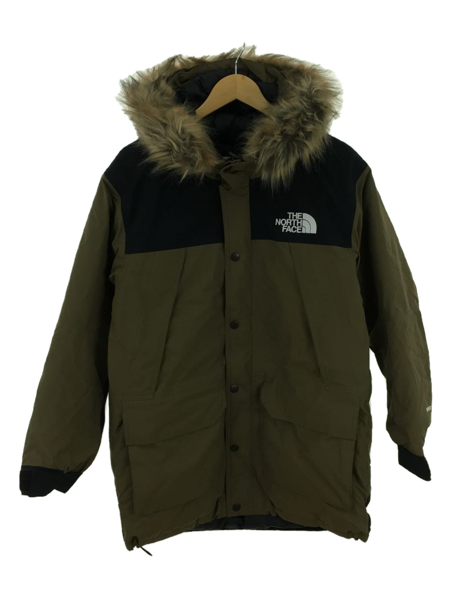 THE NORTH FACE◆MOUNTAIN DOWN COAT PERTEX/M/ナイロン/KHK/無地/ND91835