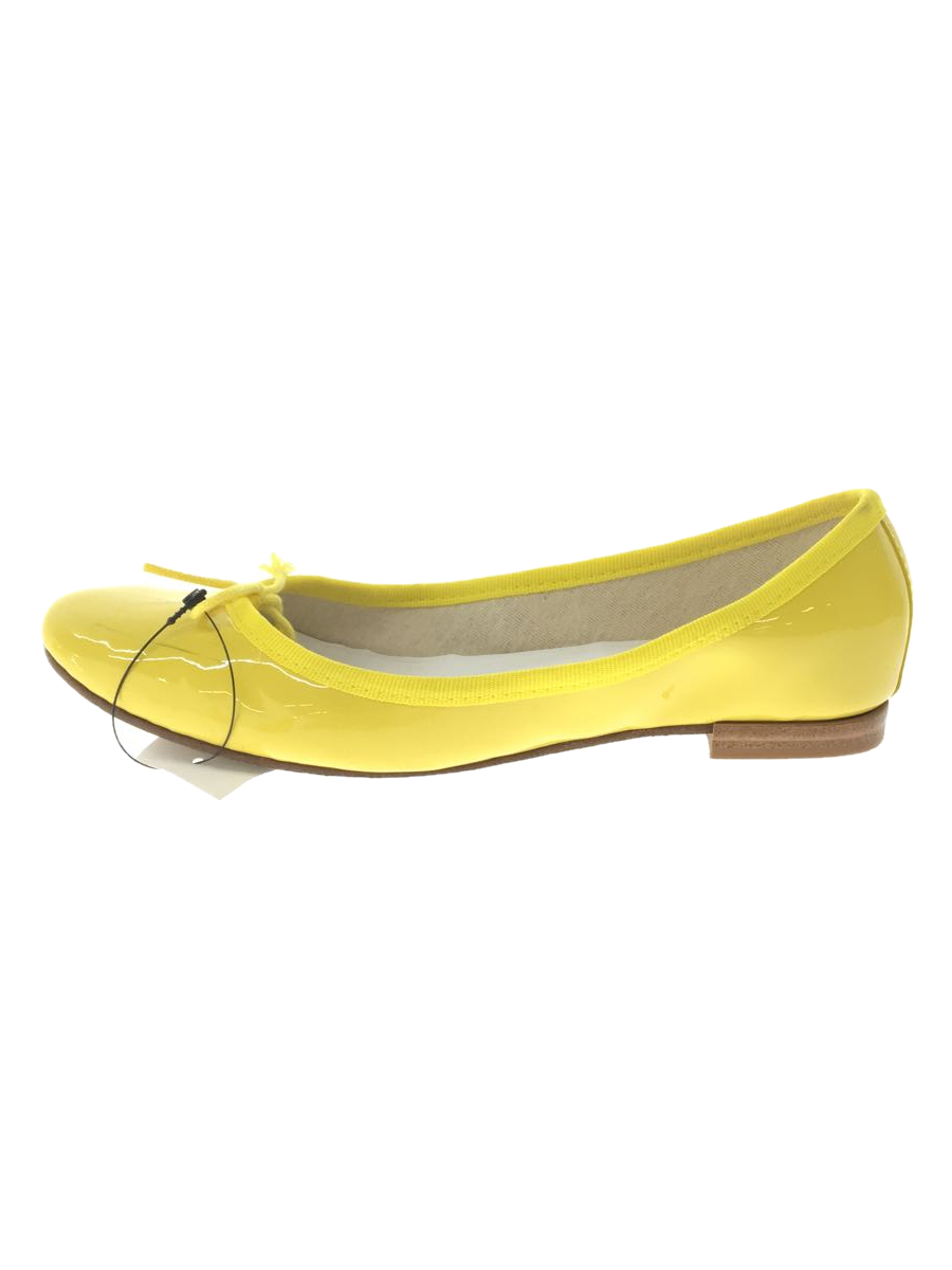 repetto◇Cendrillon Ballerinas/SIZE:36/YLW/パテントレザー