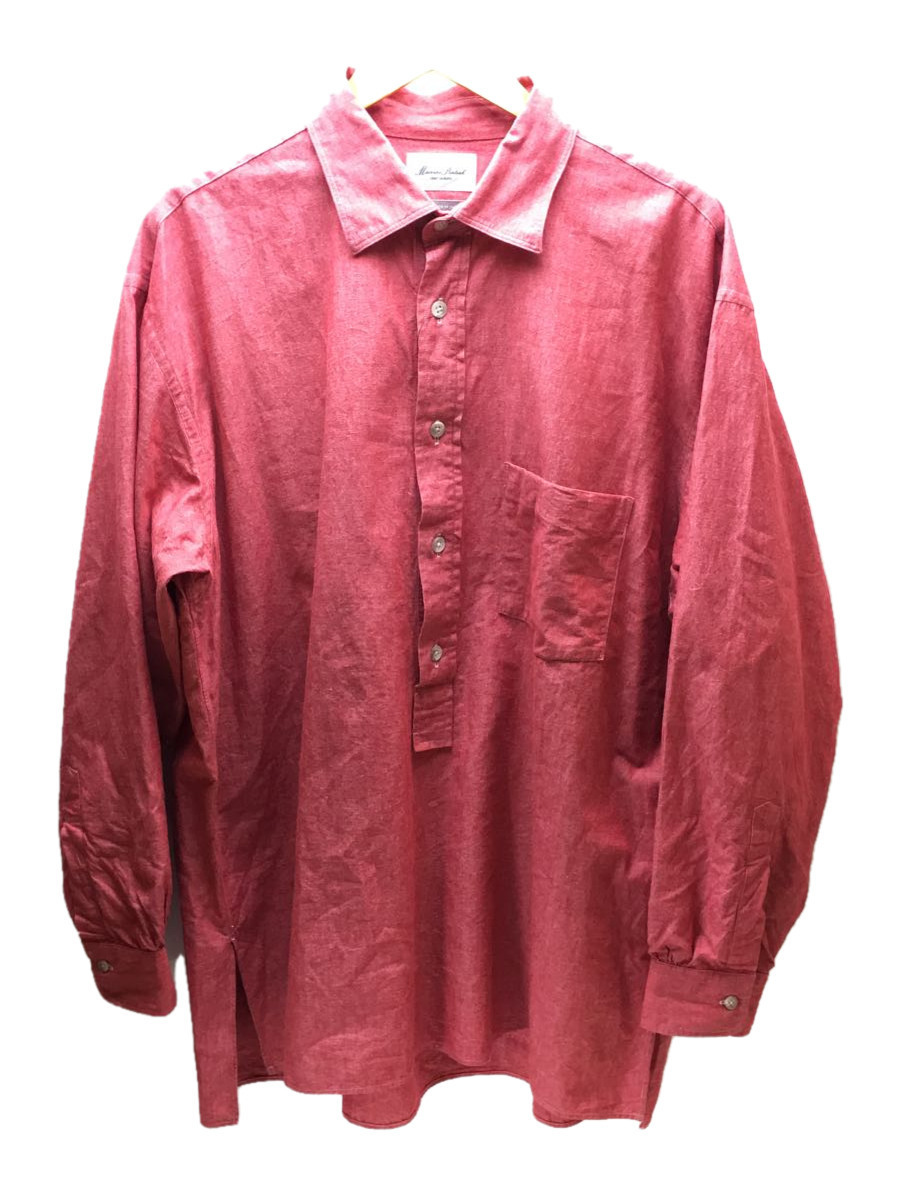 Marvine Pontiak shirts makersâ—†é•·è¢–ã‚·ãƒ£ãƒ„/one/ã‚³ãƒƒãƒˆãƒ³/RED/MPSM-2101S/21SS/Wide Spread P/O SH/ãƒ—ãƒ«ã‚ª
