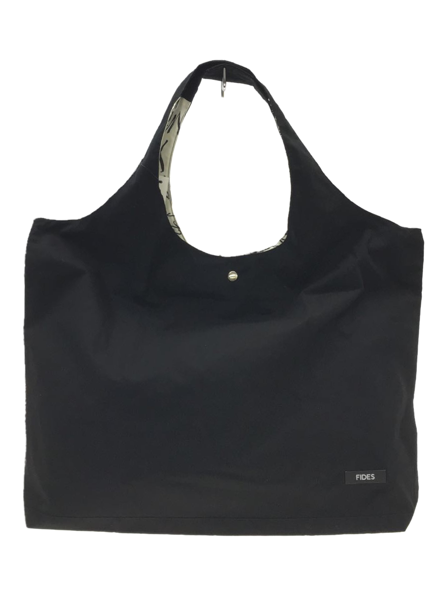 FIDES◆トートバッグ/コットン/BLK/F07096/ORIGINAL LINING TOTE BAG