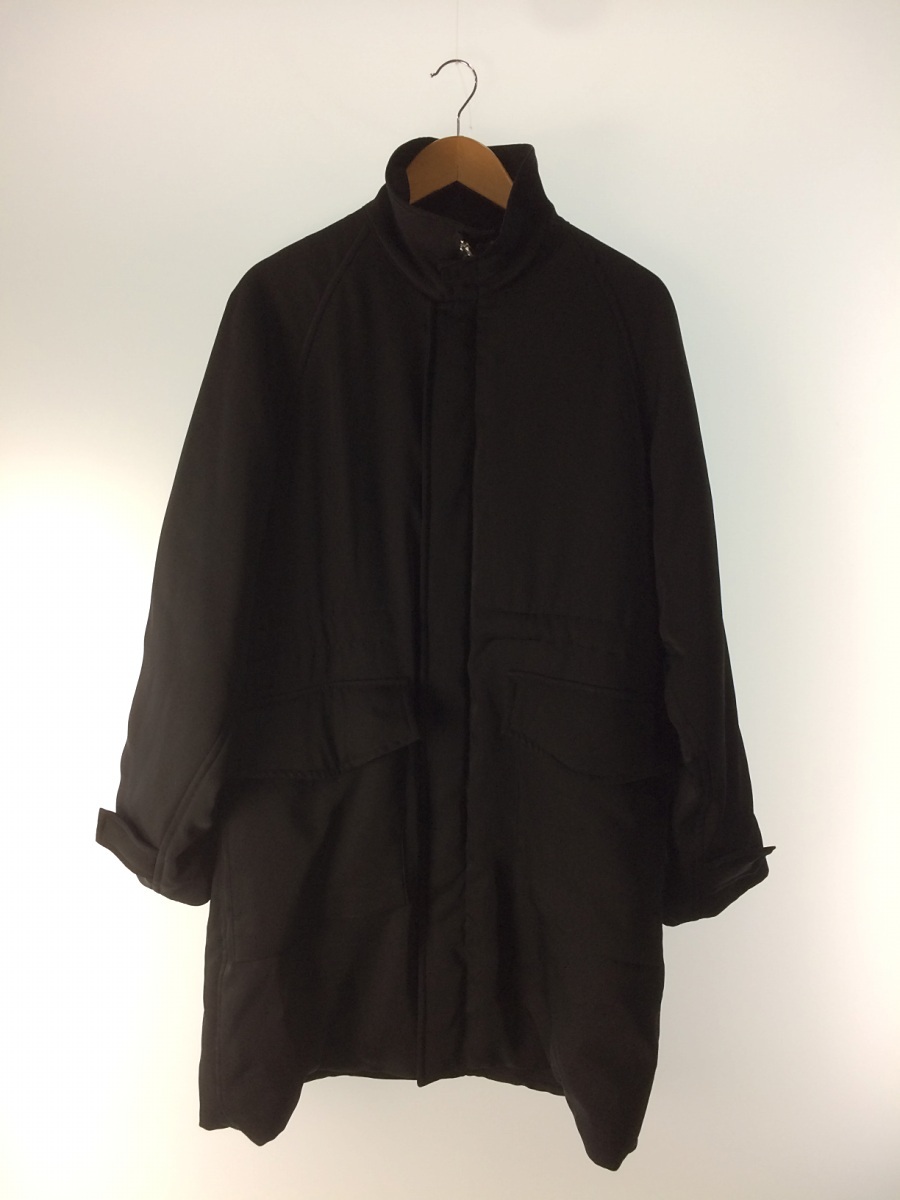 ALLEGE◇17AW/ミリタリーコート/2/ポリエステル/BLK/無地/AH17W-C003