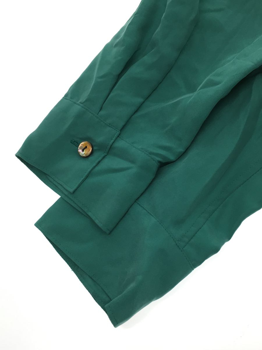 URU◇21SS/SILK OPEN COLLAR SHIRTS/21SSSW02/長袖シャツ/2/シルク/GRN