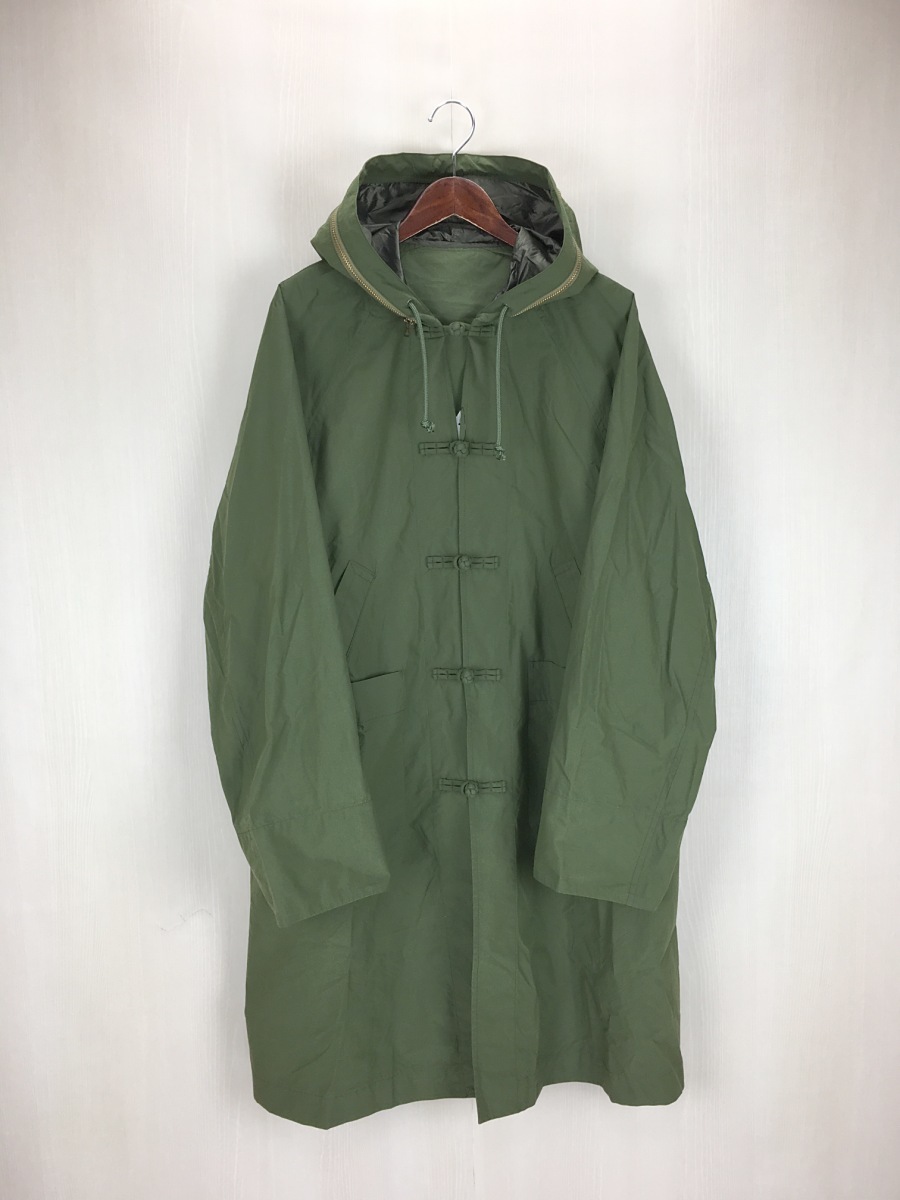 UNDERCOVER◇21SS/C/Nyタイプライターフード付チャイナコート/2