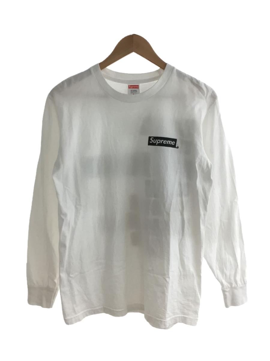 Supreme◇長袖Tシャツ/S/コットン/WHT/無地 ccorca.org