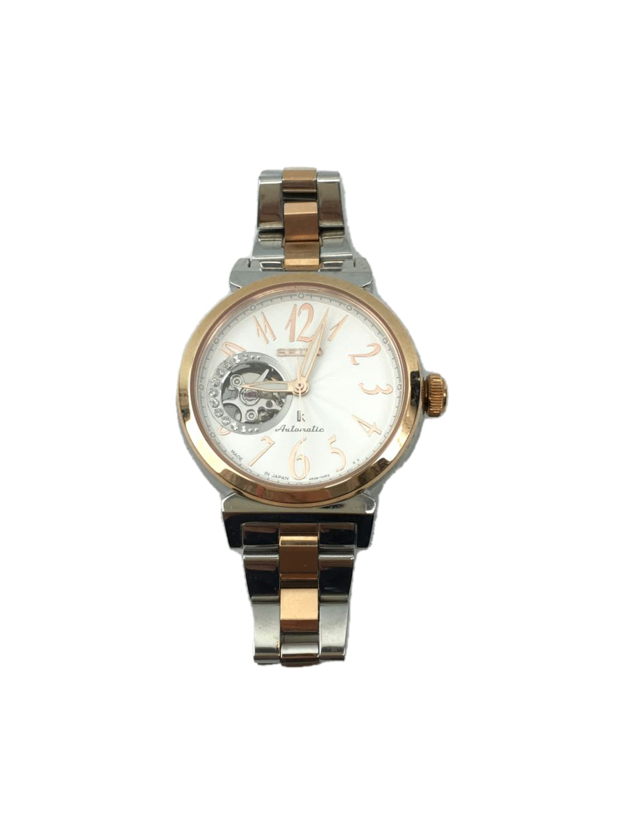 SEIKO◇自動巻腕時計/アナログ/ステンレス/4R38-00N0/SEIKO