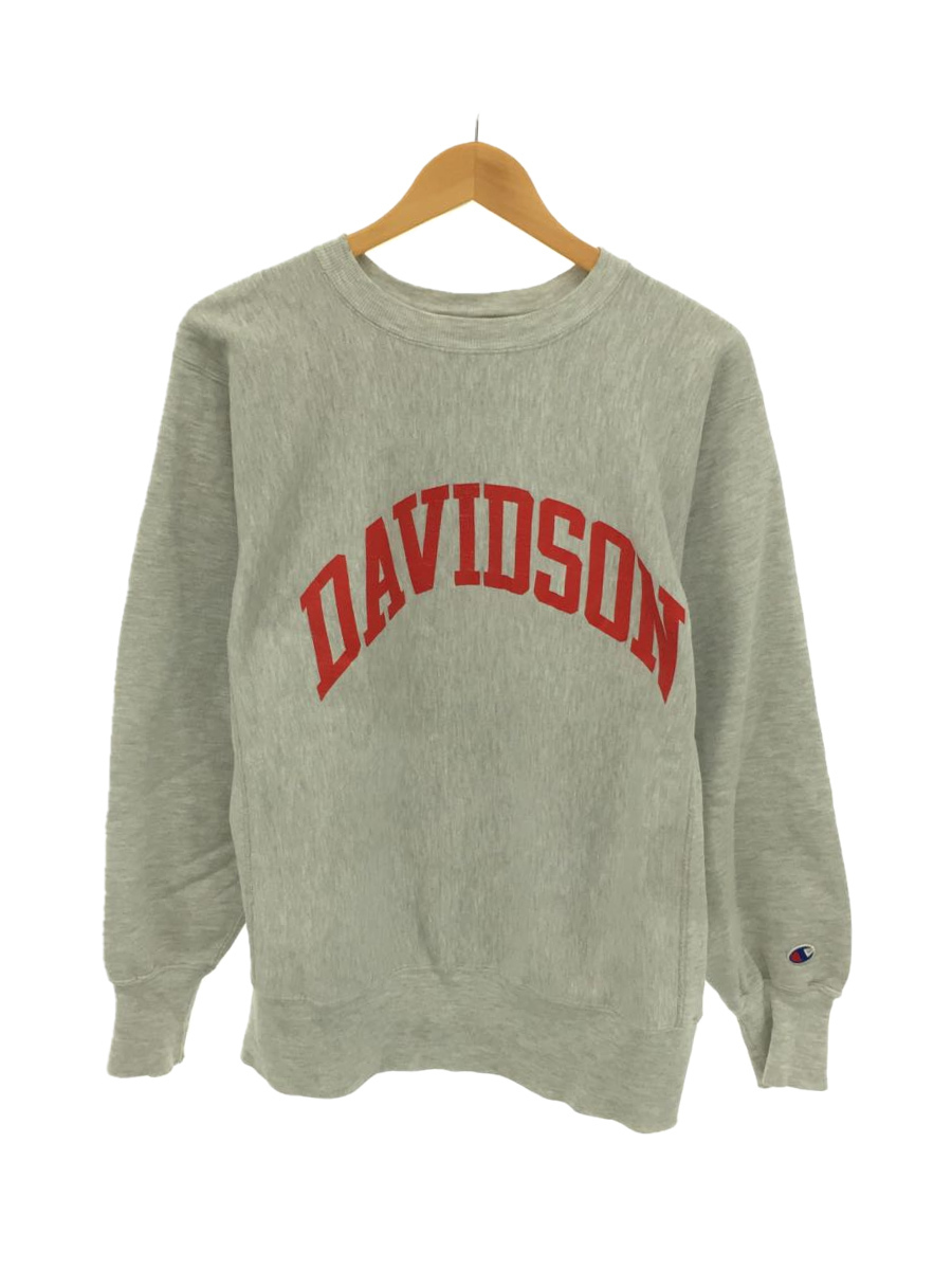 Champion◇90s/REVERSE WEAVE/DAVIDSON/スウェット/L/コットン/GRY