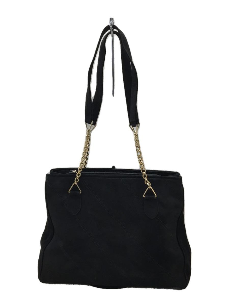Salvatore Ferragamo◇ハンドバッグ/スウェード/BLK ccorca.org