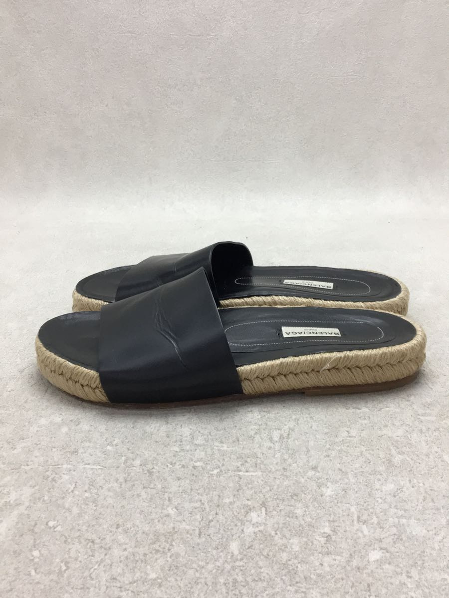 BALENCIAGA◇サンダル/39/BLK/レザー marz.jp