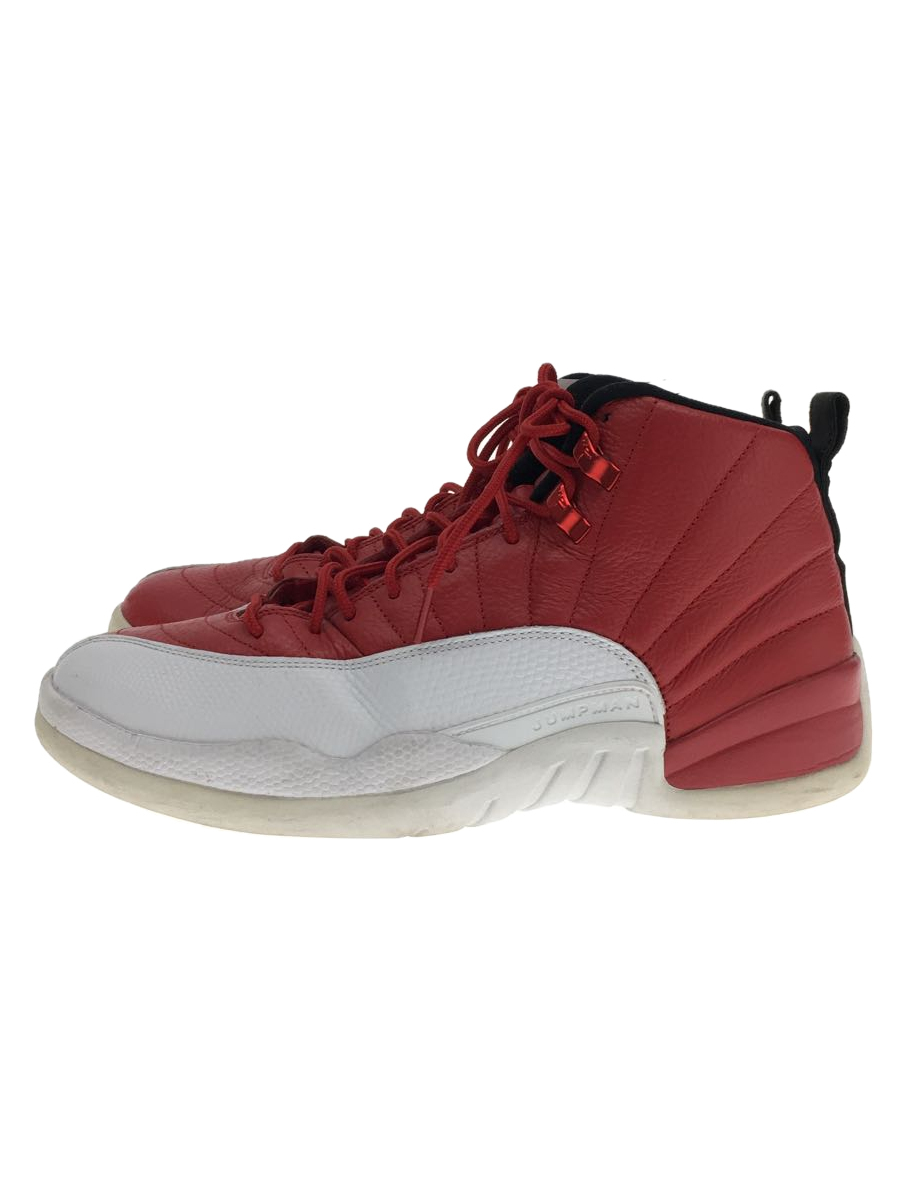 NIKE◇AIR JORDAN 12 RETRO/エアジョーダンレトロ/レッド/130690-600