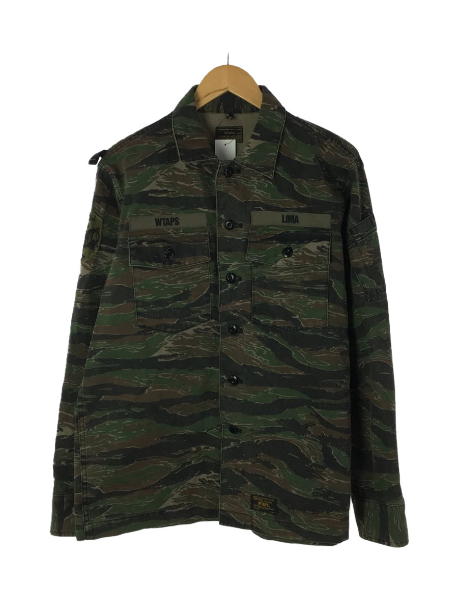 WTAPS◇17SS/BUDS LS 02/TIGER STROPE/ミリタリージャケット/3