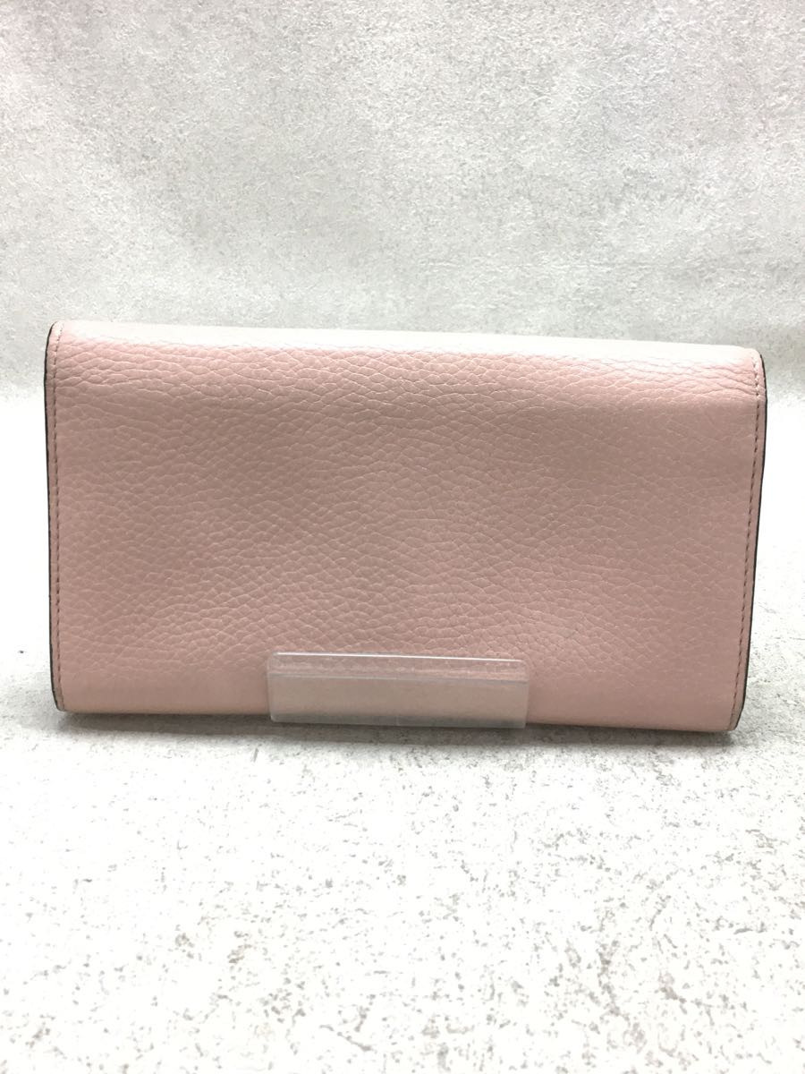 GUCCI◇454070 A7M0T 5909/長サイフ_アニマリエ/レザー/PNK