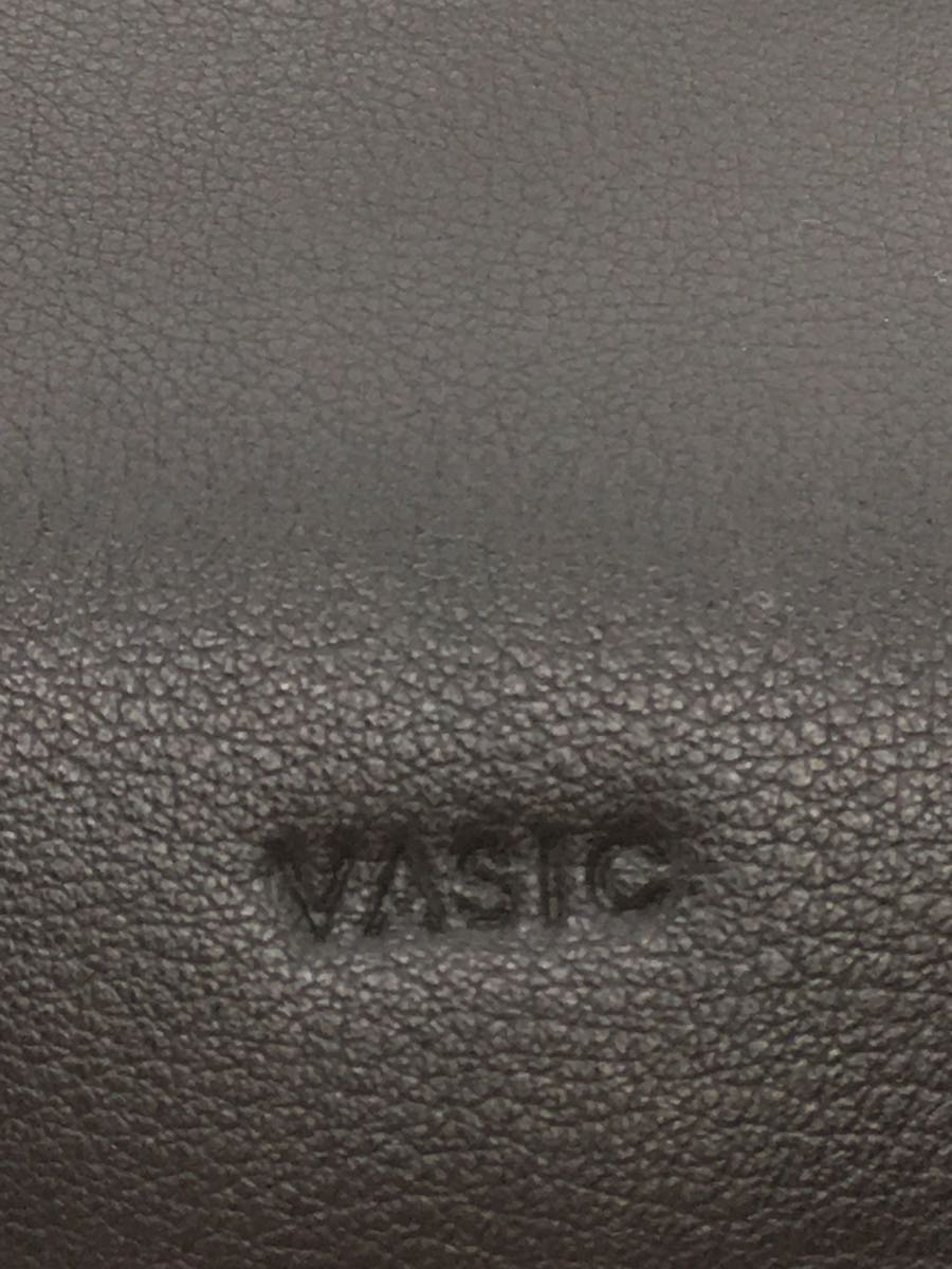 VASIC◇WELLS MINI MINI/ショルダーバッグ/レザー/BLK/ヴァジック
