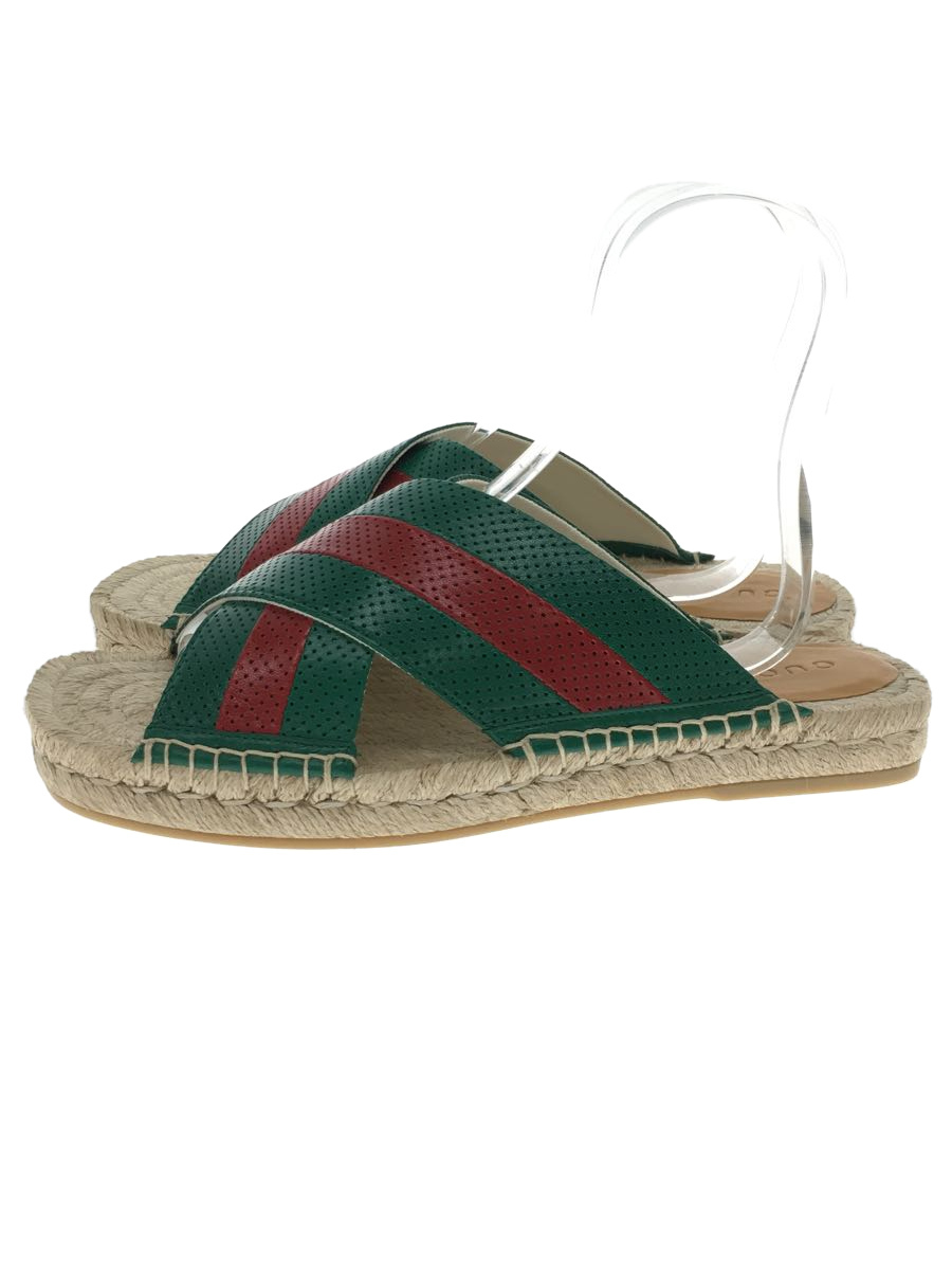 GUCCI◇サンダル/-/GRN | sweatreno.com