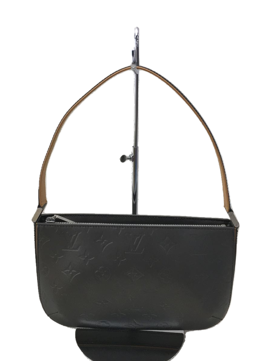 LOUIS VUITTON◇ファウラー_モノグラム・マット_BLK/レザー/BLK/総柄