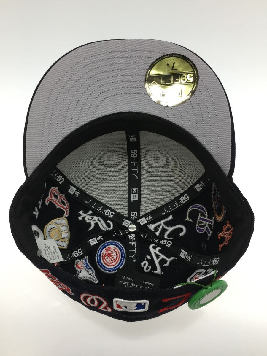 Supreme◇20SS/Box Logo/MLB New Era Cap/キャップ/7 1/8/NVY/総柄
