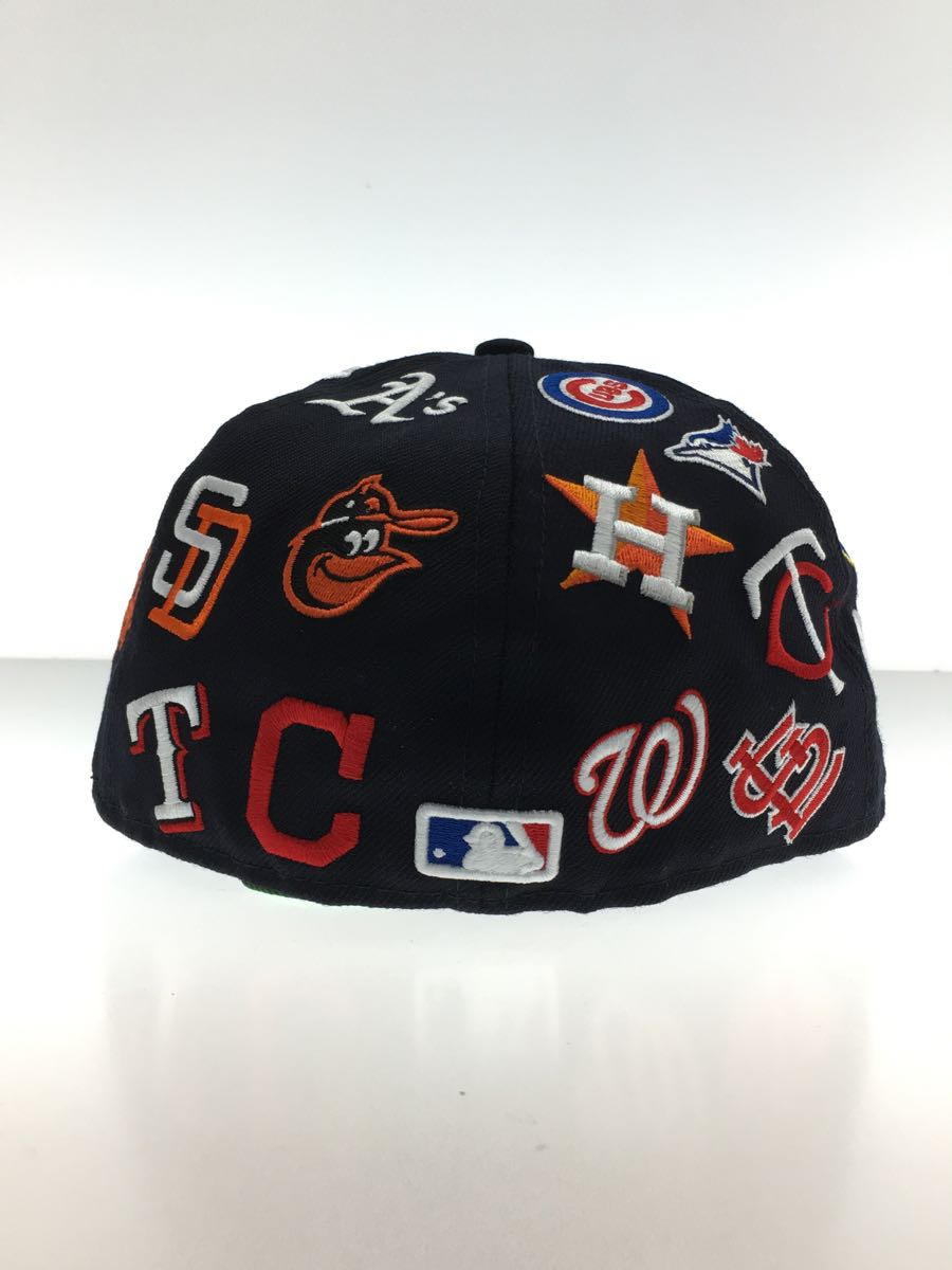 Supreme◇20SS/Box Logo/MLB New Era Cap/キャップ/7 1/8/NVY/総柄