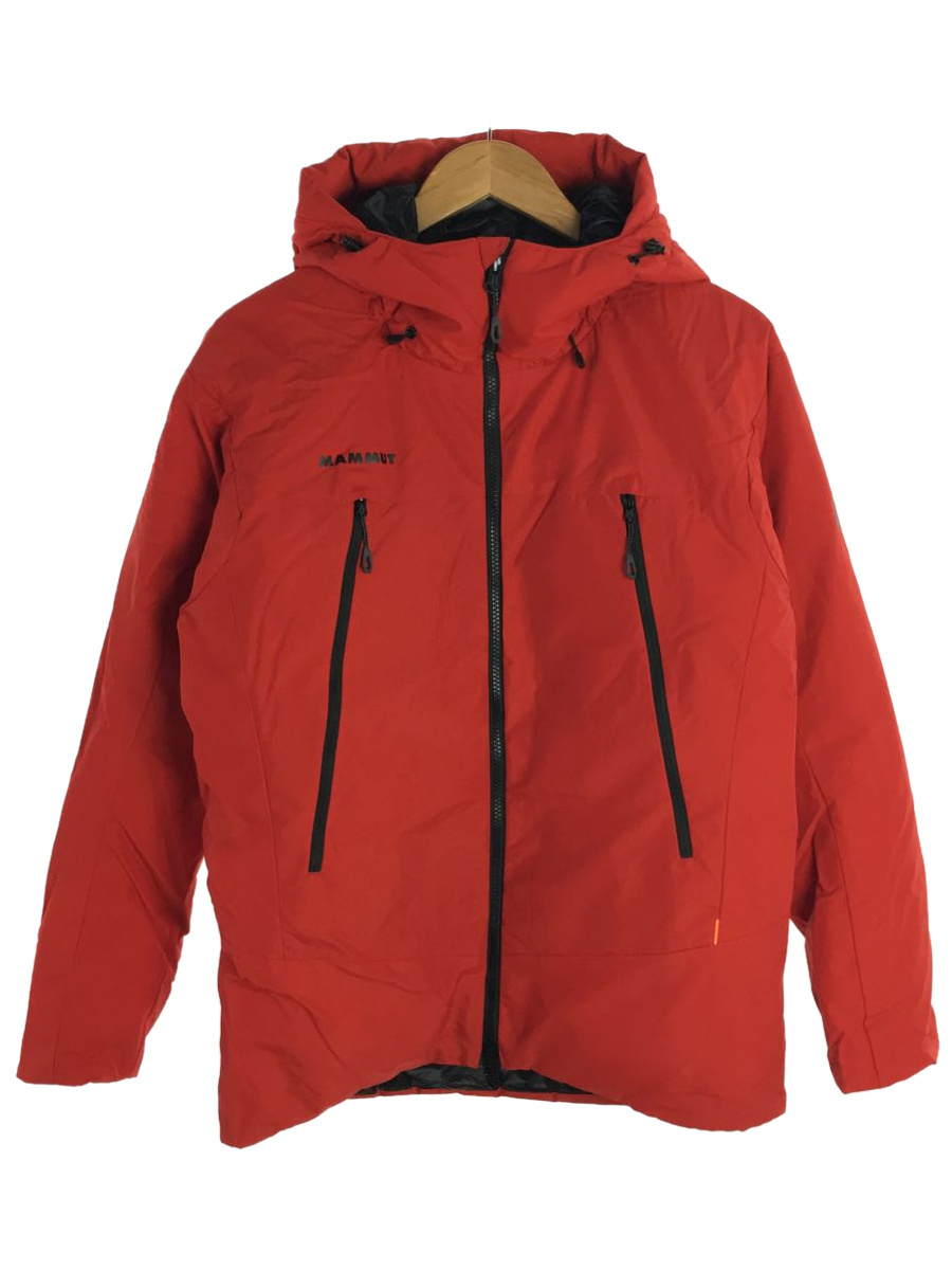 MAMMUT◇Crater SO Thermo Hooded Jacket/M/ゴアテックス/RED/無地