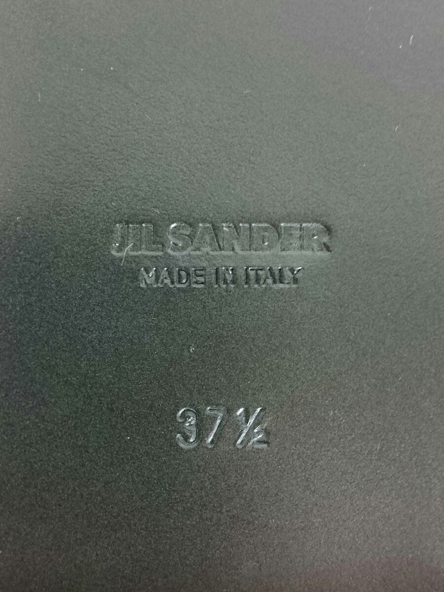 JIL SANDER◇バンブーフラットパンプス/Vカット/2020年/37.5/BLK