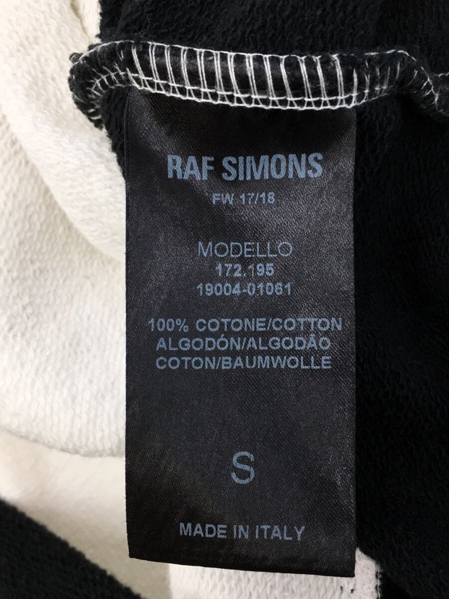 RAF SIMONS◇ダクトテーププルオーバーフーディ/S/コットン/WHT