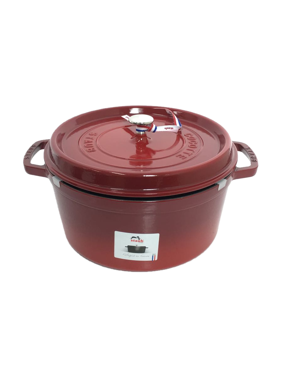 Staub◇鍋/サイズ:28cm/レッド/赤/40509-852/ココット ラウンド